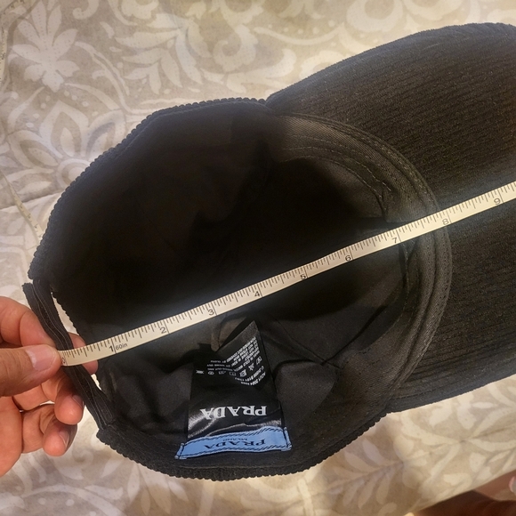 Prada Black Corduroy Hat - Picture 6 of 7